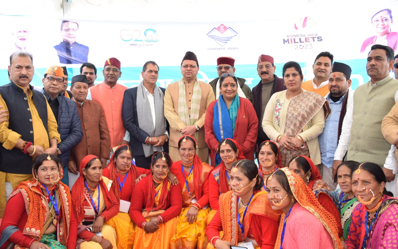 बजट सत्र के दौरान भराड़ीसैंण में “श्री अन्न (मिलेट) भोज का आयोजन किया गया