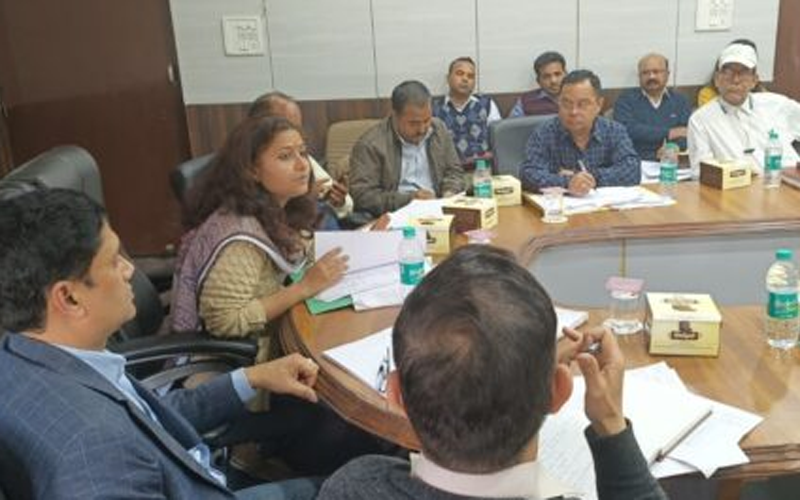 जी-20 सम्मेलन को लेकर सीडीओ झरना कमठान ने ली बैठक