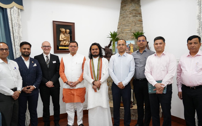 ब्रेकिंग: स्विस एजुकेशन ग्रुप ने की सीएम धामी से मुलाक़ात