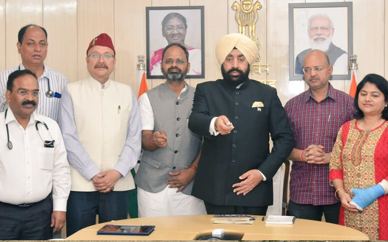 राज्यपाल गुरमीत सिंह ने मोबाइल एप्लीकेशन को किया लांच