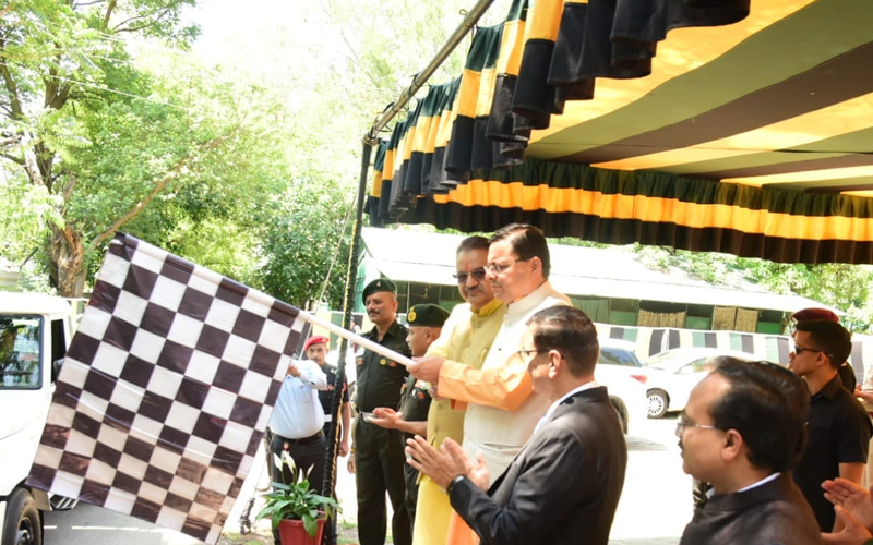 ब्रेकिंग: मुख्यमंत्री धामी ने किया फ्लैग ऑफ,इस अवसर पर की घोषणा