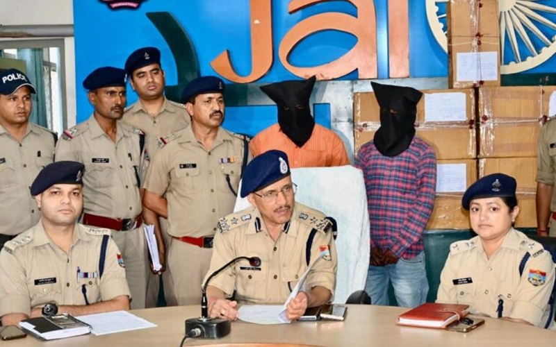 68 हजार नशीले कैप्सूल के साथ दो मेडिकल स्टोर संचालक गिरफ्तार,बरामद माल की कीमत 50 लाख