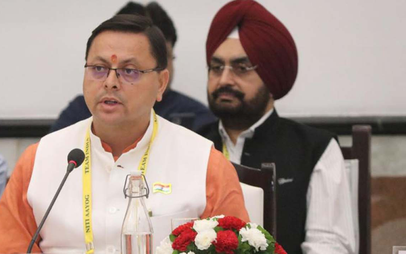 नीति आयोग की बैठक के लिए आज दिल्ली जाएंगे सीएम धामी