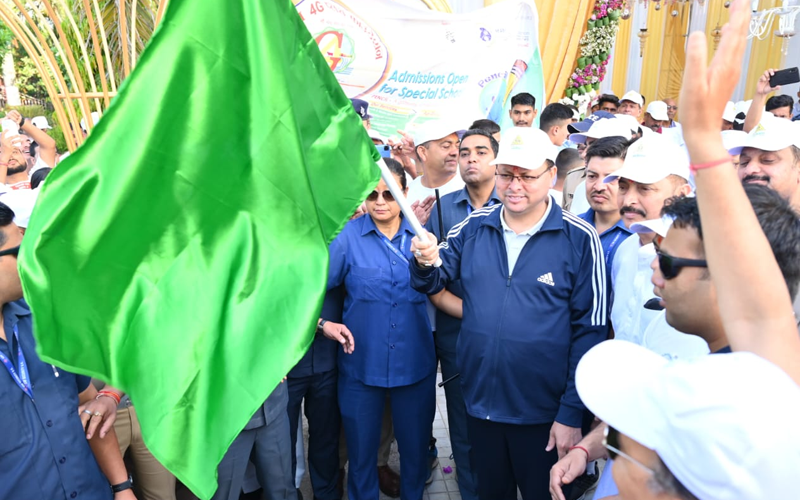 मैराथन ‘‘थैंक्यू मोदी जी फॉर जी-20 इन उत्तराखण्ड’’ का सीएम धामी ने किया फ्लैग ऑफ