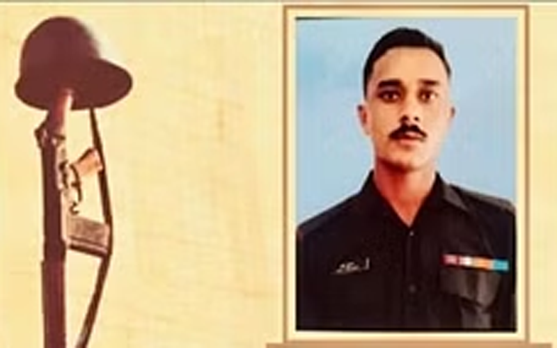 सेना का जवान रवि कुमार शहीद ,राजकीय सम्मान के साथ अंतिम संस्कार आज