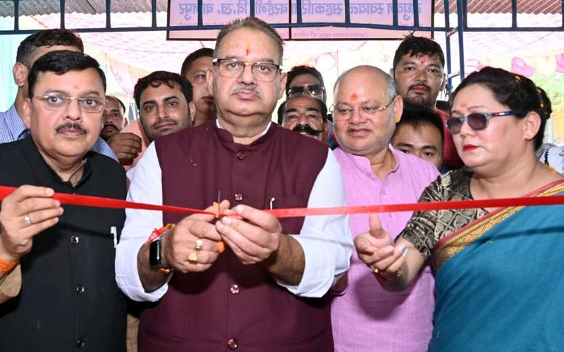 मंत्री गणेश जोशी ने मसाला प्रसंस्करण इकाई व मधुवन कलस्टर कार्यालय का किया उद्घाटन