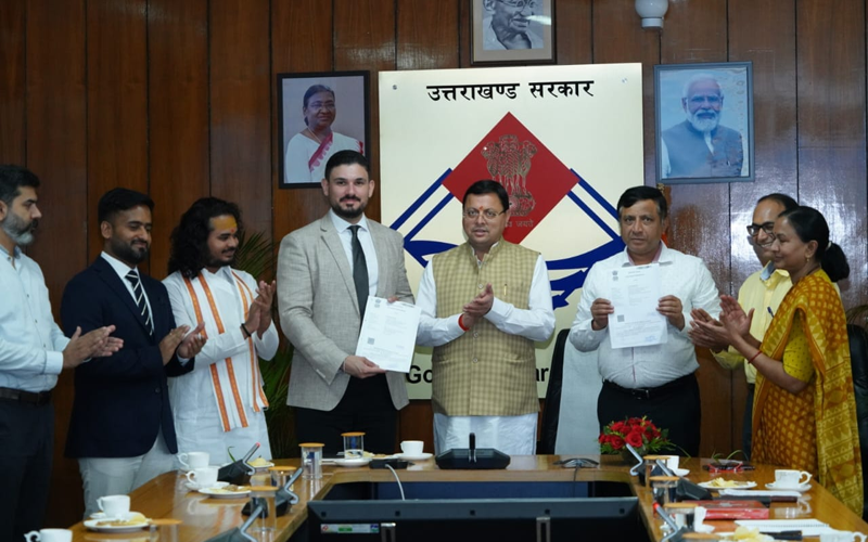 मुख्यमंत्री धामी की उपस्थिति में समग्र शिक्षा उत्तराखण्ड और स्विस एजुकेशन ग्रुप, स्विटजरलैंण्ड के मध्य करार किया गया है