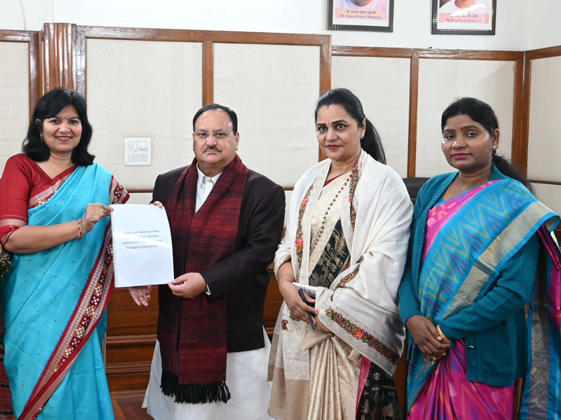 फैक्ट फाइंडिंग कमेटी ने भाजपा अध्यक्ष जेपी नड्डा को सौंपी रिपोर्ट