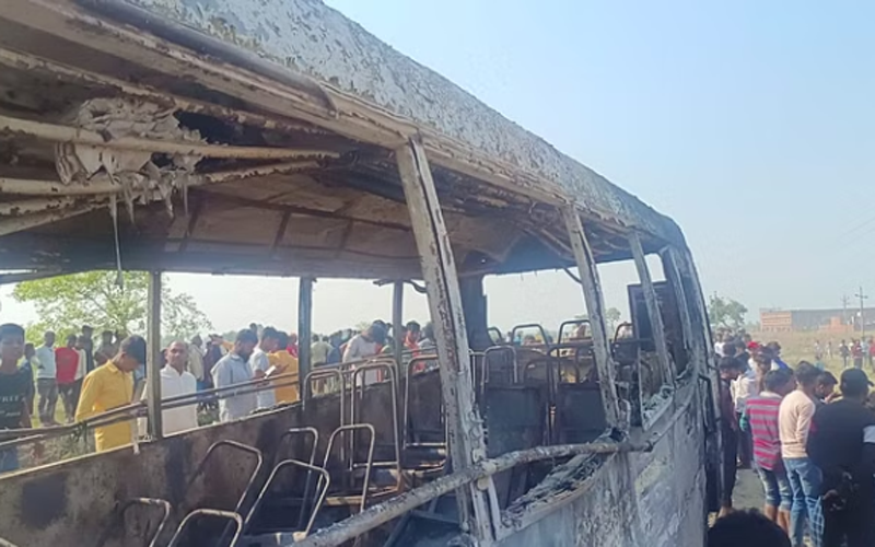 गाजीपुर में दर्दनाक हादसा,5 की झुलसकर दर्दनाक मौत