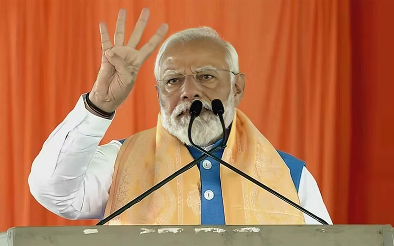 तेलंगाना के नगरकुर्नूल में PM मोदी की चुनावी रैली
